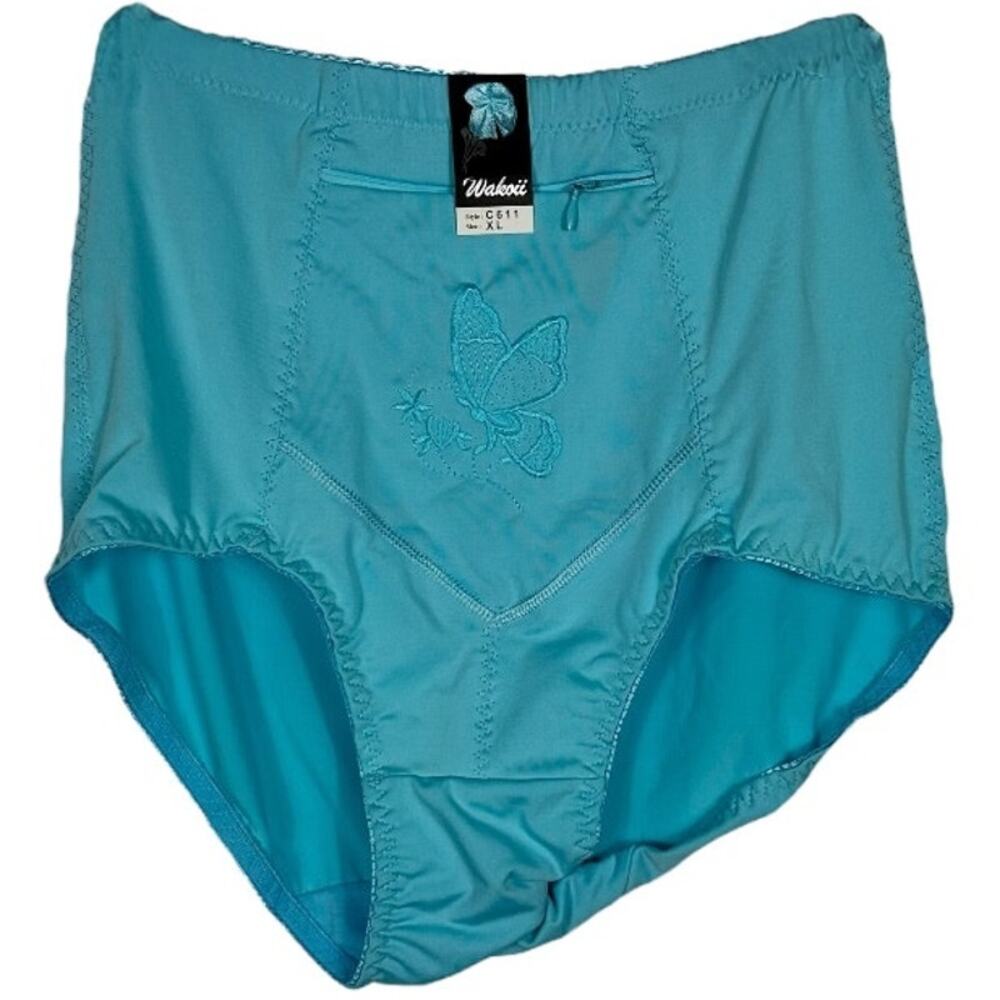 Wakaii High Waisted Blue Underwear Size XL